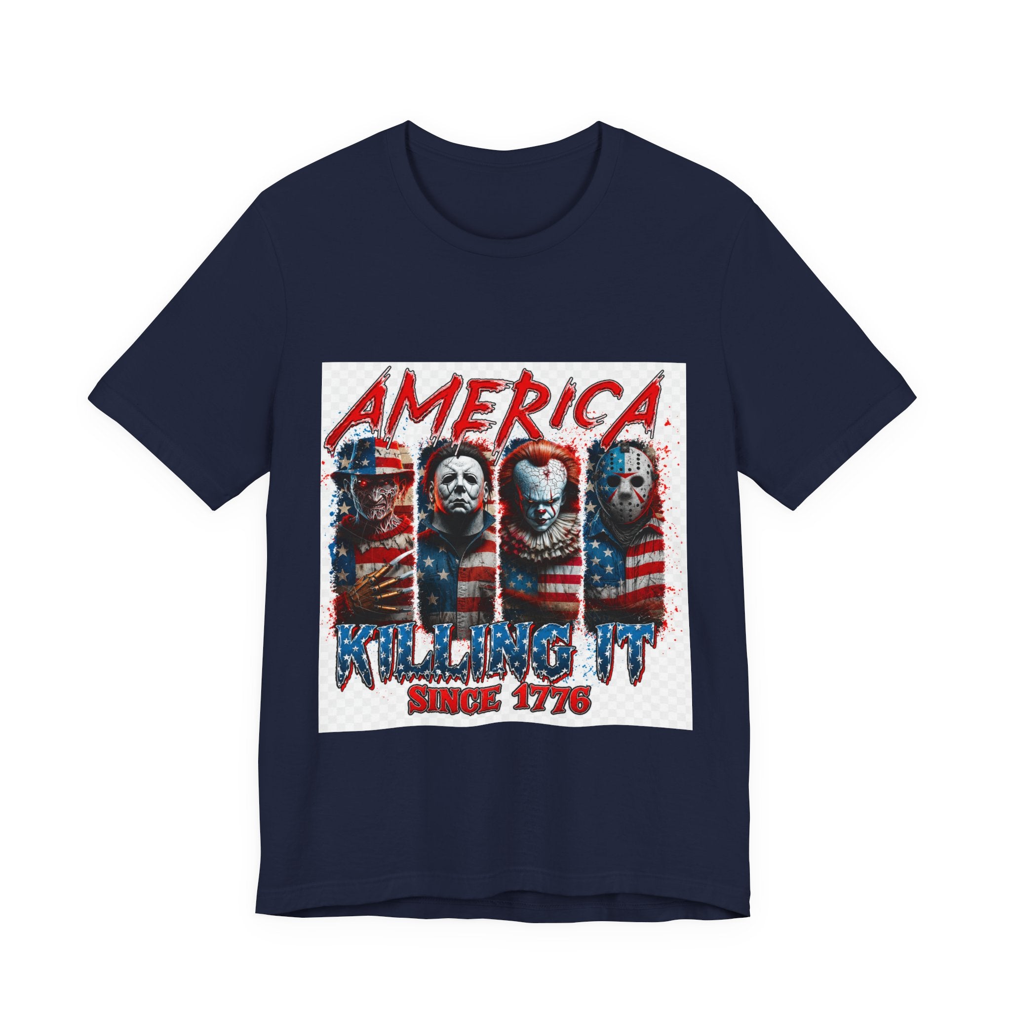 America Killing It Since 1776 Horror Tee
