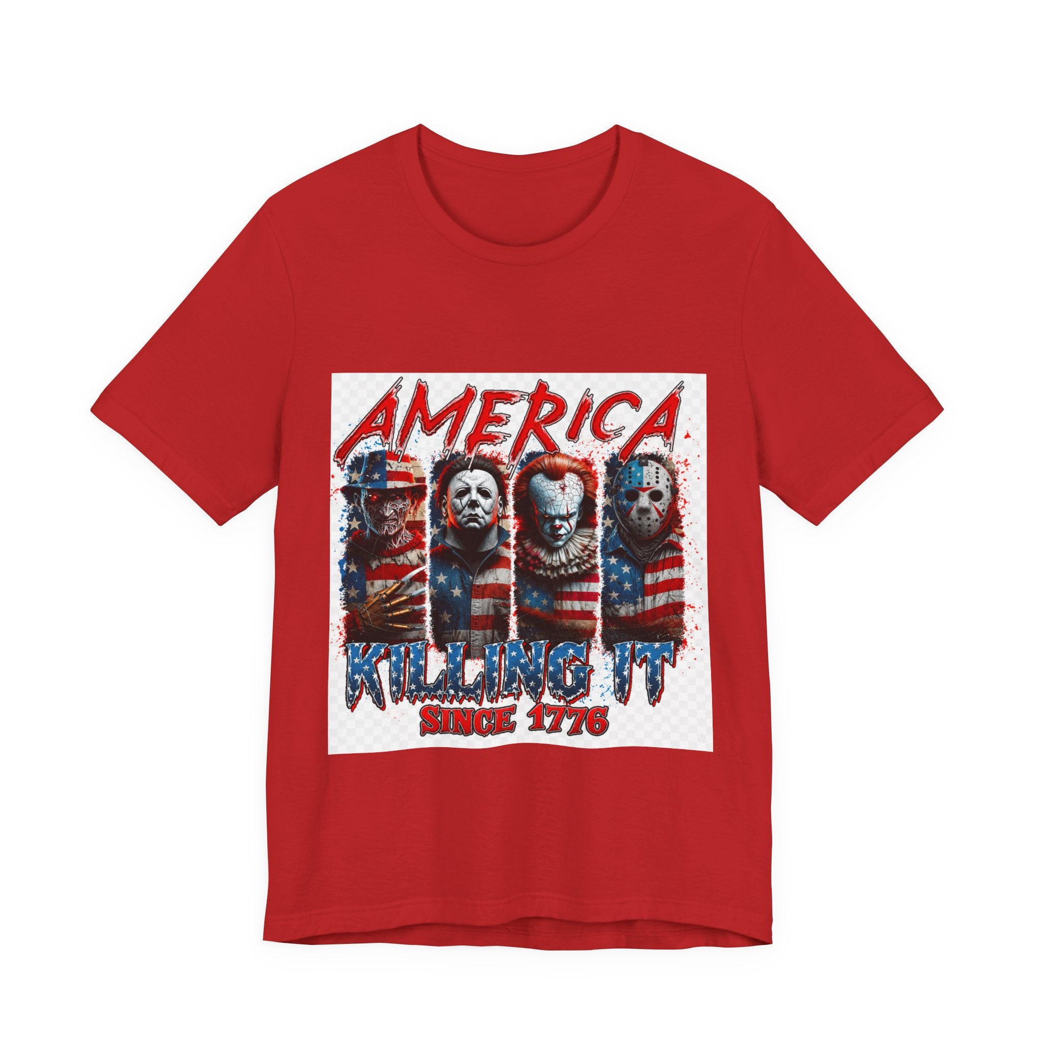 America Killing It Since 1776 Horror Tee