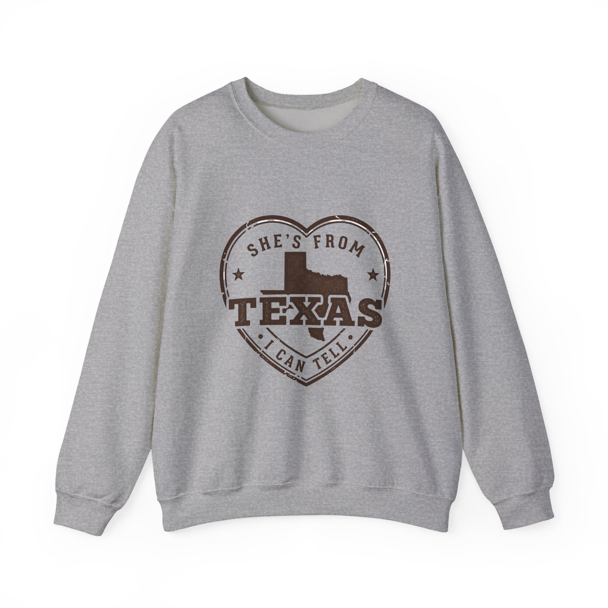 She's From Texas Crewneck Sweatshirt | Texas Pride, Southern Vintage